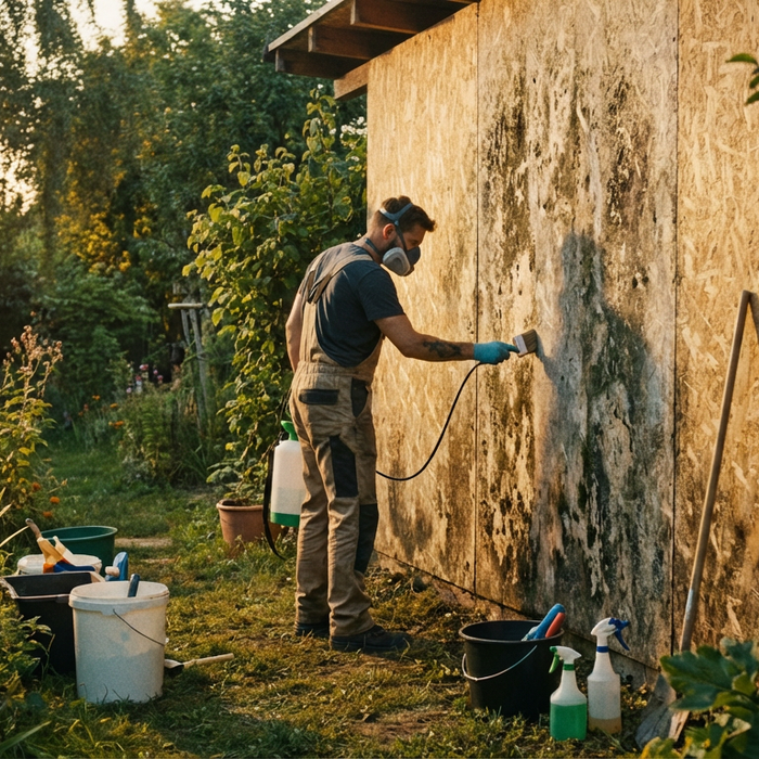 Eliminazione della muffa sui pannelli OSB: istruzioni professionali per la ristrutturazione
