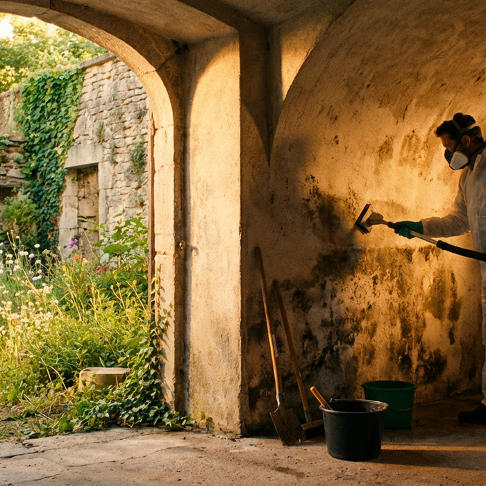 Eliminare la muffa nel seminterrato e sulla parete della cantina: istruzioni professionali