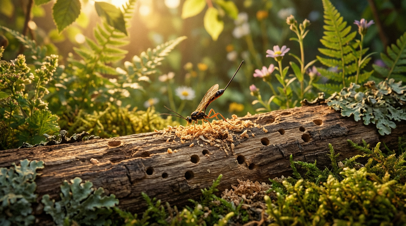 Vespe parassite contro l'anobia: lotta biologica ai tarli nel dettaglio