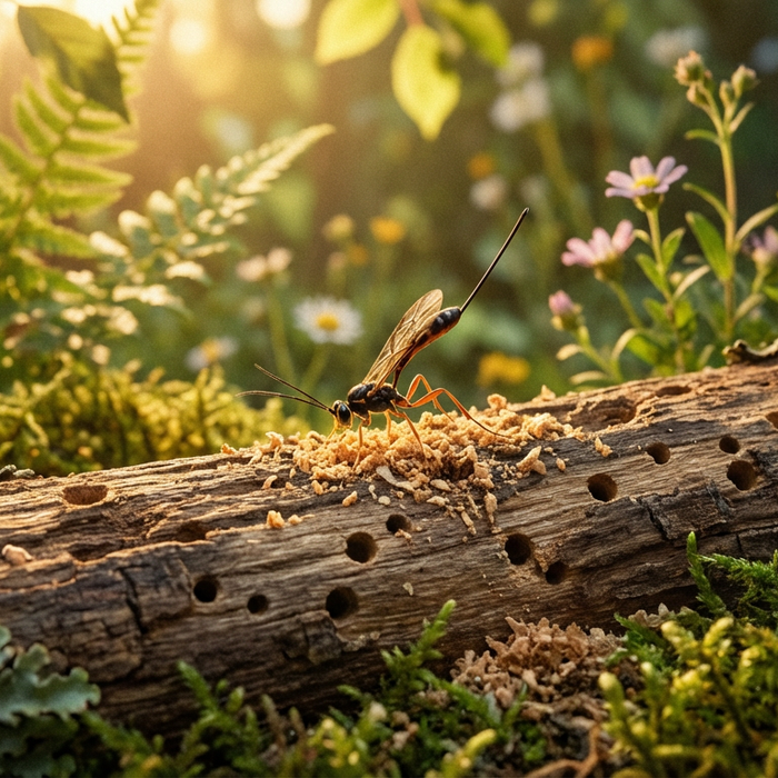 Vespe parassite contro l'anobia: lotta biologica ai tarli nel dettaglio