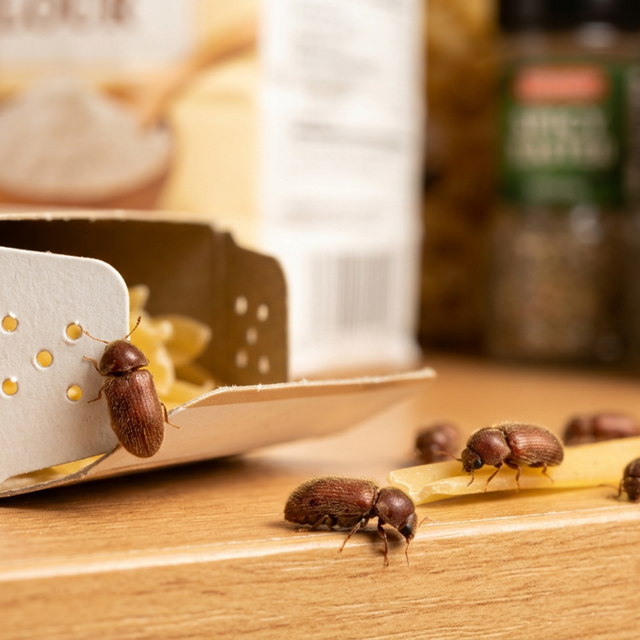 Vespe parassite contro gli scarabei del pane