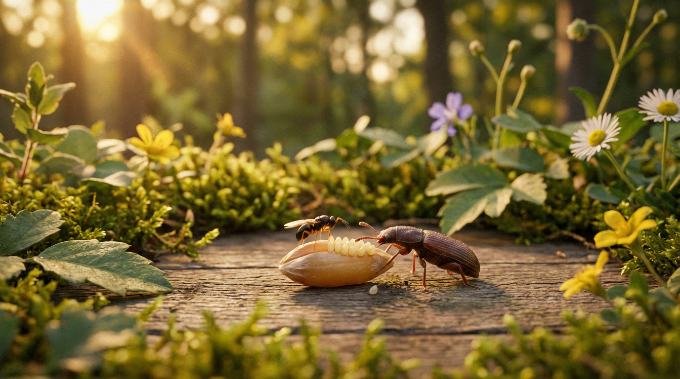 Vespe parassite contro i coleotteri piatti del grano: la via biologica