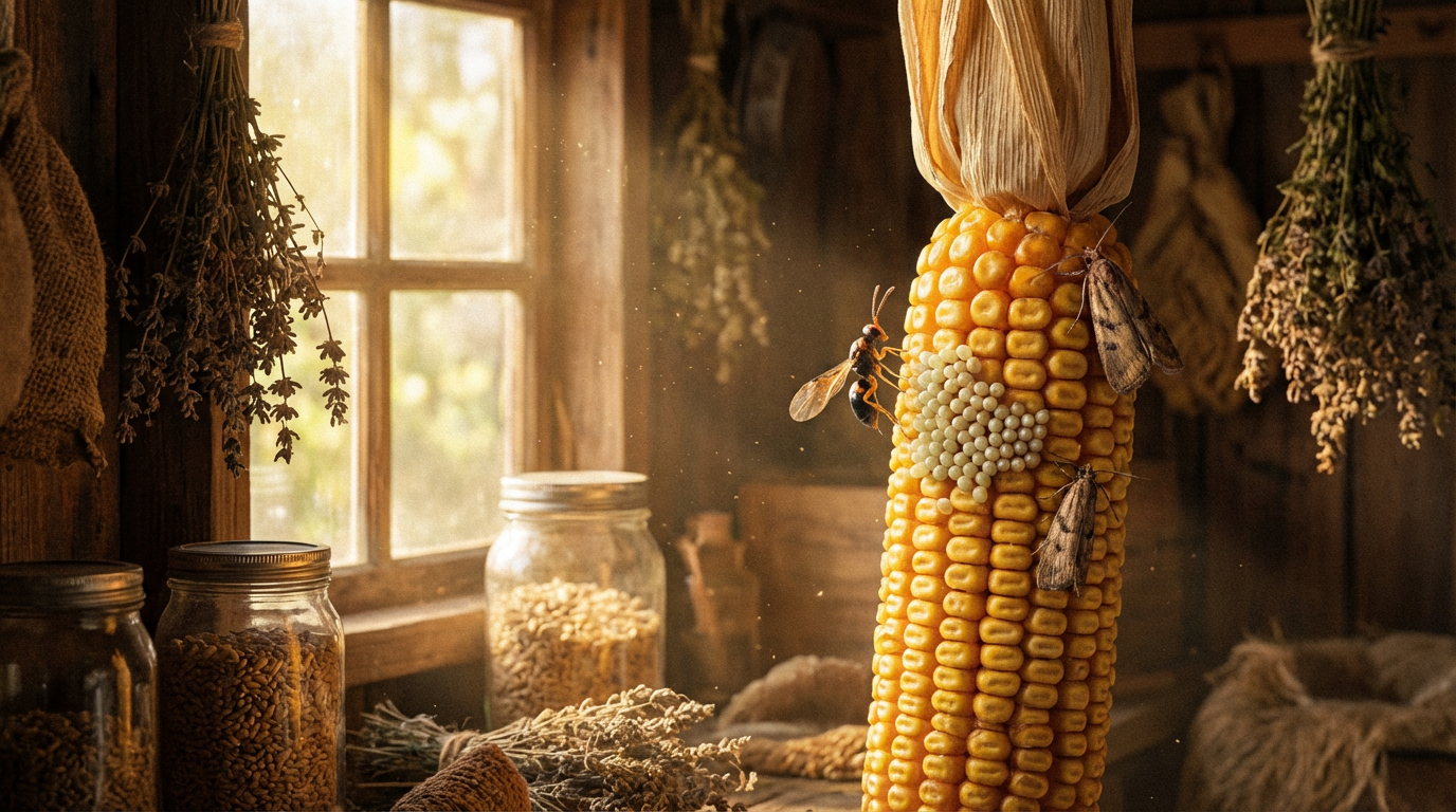 Vespe parassite contro le tarme degli alimenti: aiuto biologico senza prodotti chimici