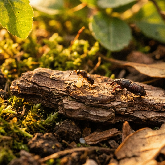 Vespe parassite contro i coleotteri della farina: lotta biologica in dettaglio