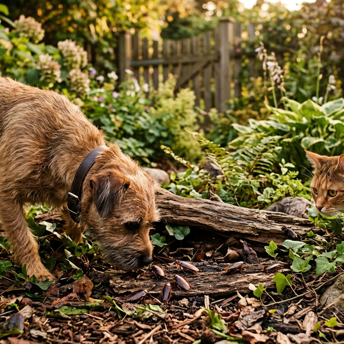 Gli scarafaggi sono pericolosi per cani e gatti? Rischi e suggerimenti
