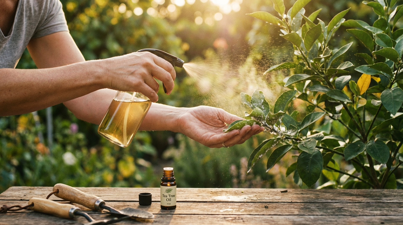 Olio dell'albero del tè contro le cocciniglie: applicazione, effetti e rischi