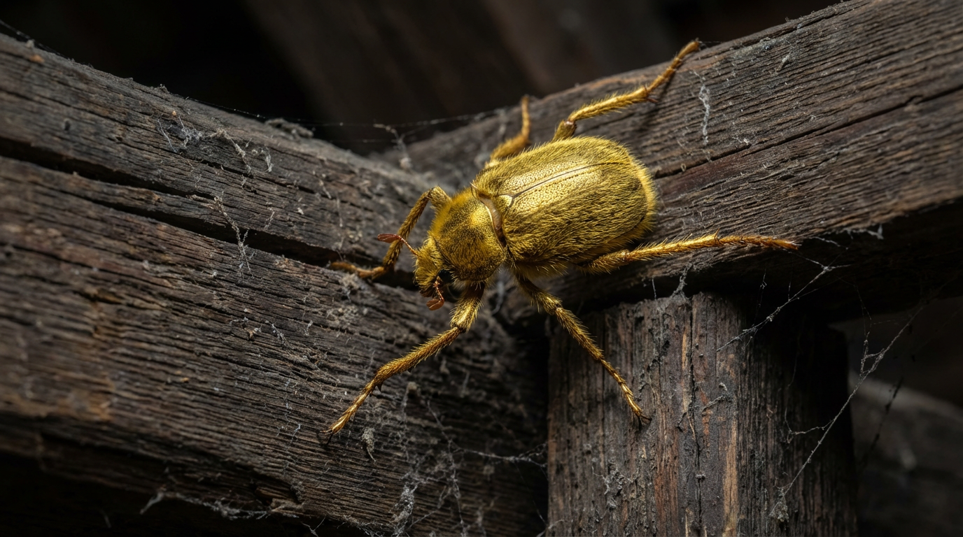 Causa dello scarabeo d'ottone: perché il parassita dorato abita la tua casa