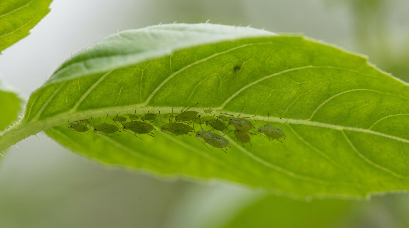 Afidi del basilico: come salvare le erbe in modo efficace