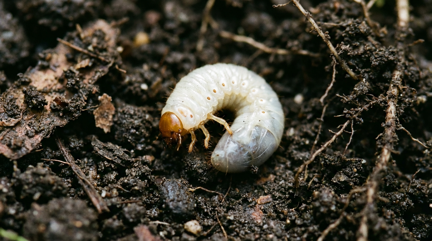Cosa sono i grub? Riconoscere, differenziare e combattere biologicamente le larve