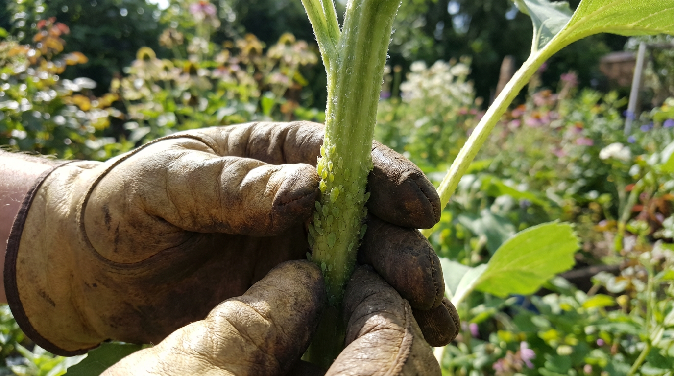 Eliminare gli afidi manualmente: i metodi più efficaci per i giardinieri