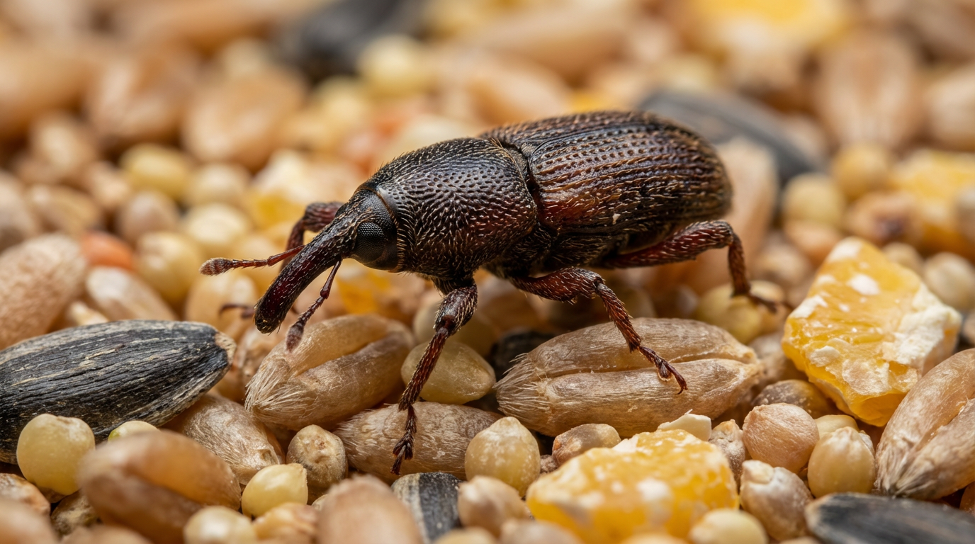 Coleotteri del grano dannosi per gli uccelli? Pericoli, miti e misure protettive