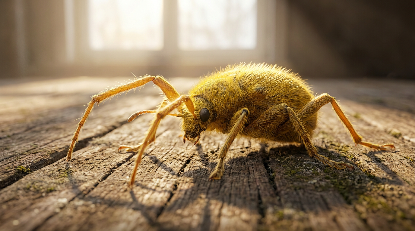 Coleotteri d'ottone in inverno: perché sono attivi adesso e come combatterli