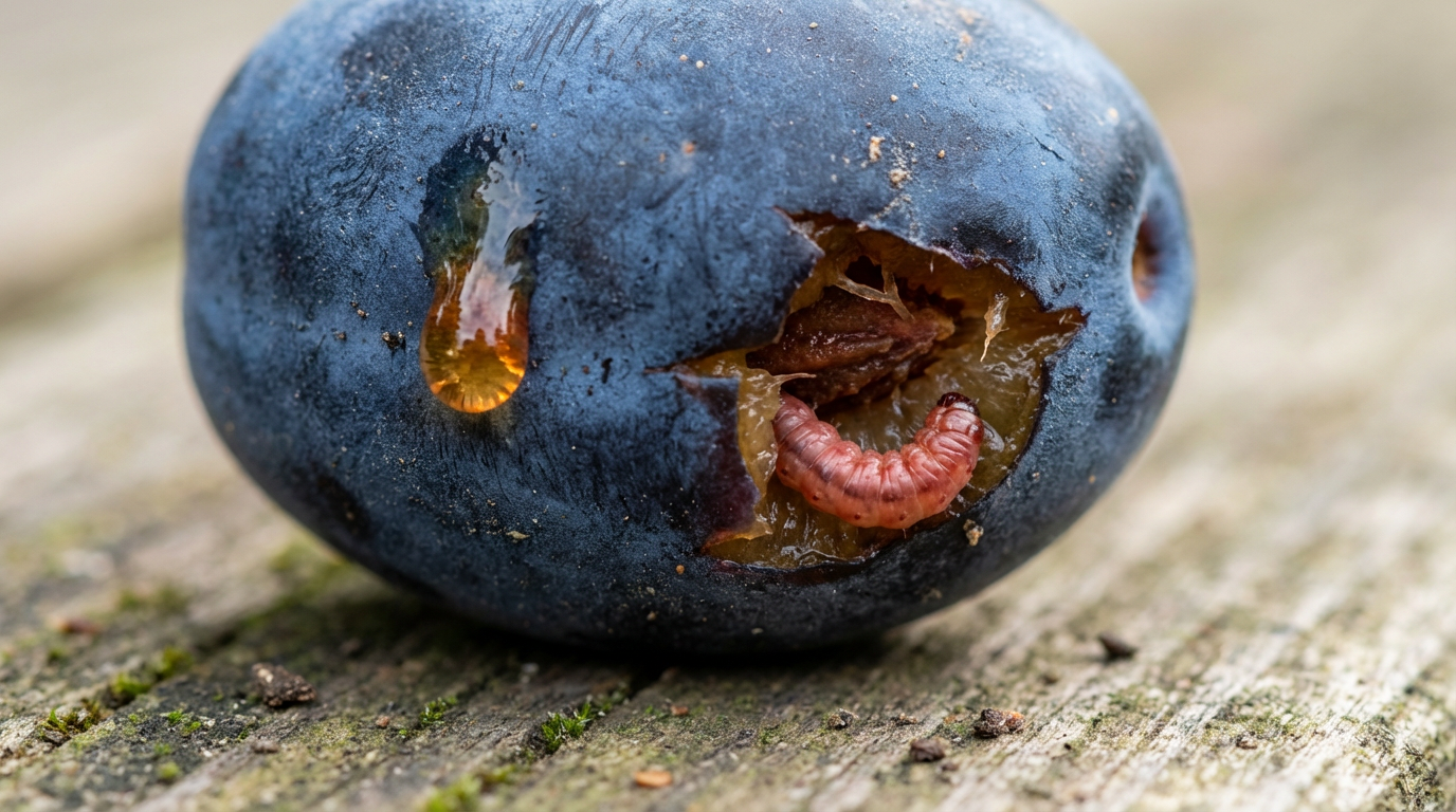 Mangiare tarme delle prugne: i frutti delle larve sono pericolosi per la salute?