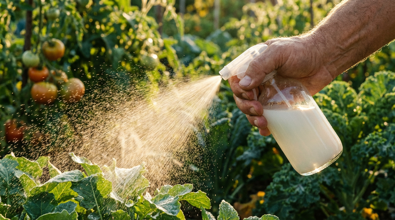 Latte contro gli afidi: il rimedio casalingo efficace per il tuo giardino