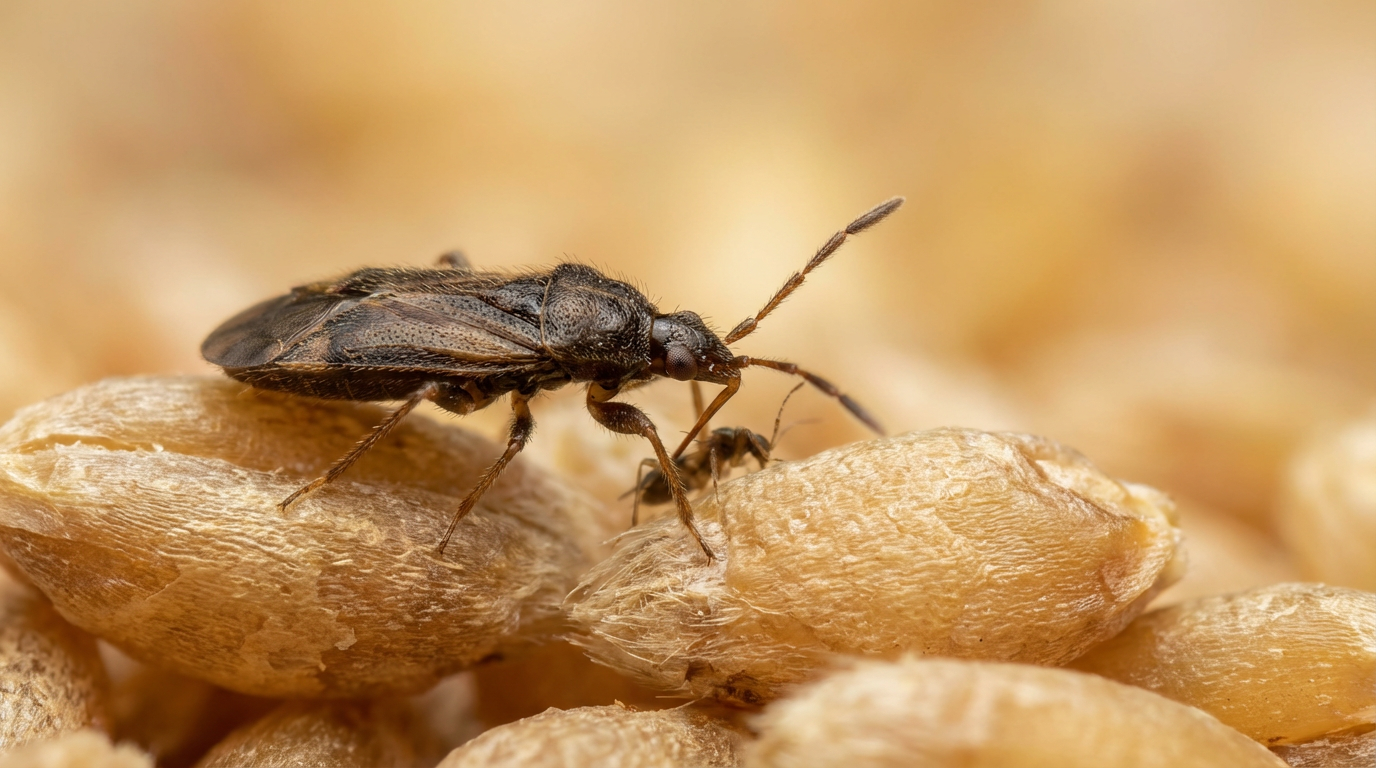 Cosa sono i pirati del campo? Tutto su Xylocoris flavipes nella protezione dello stoccaggio