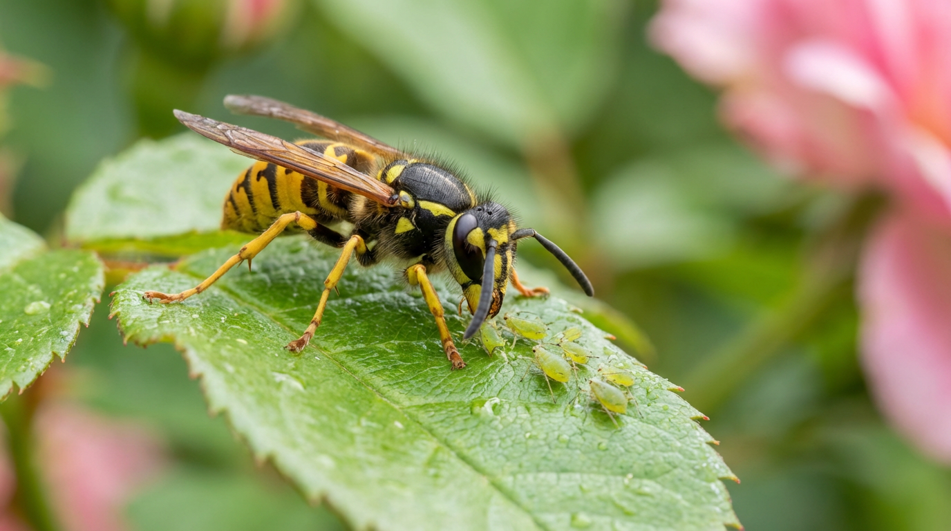 Le vespe mangiano gli afidi? Controllo naturale dei parassiti nel giardino