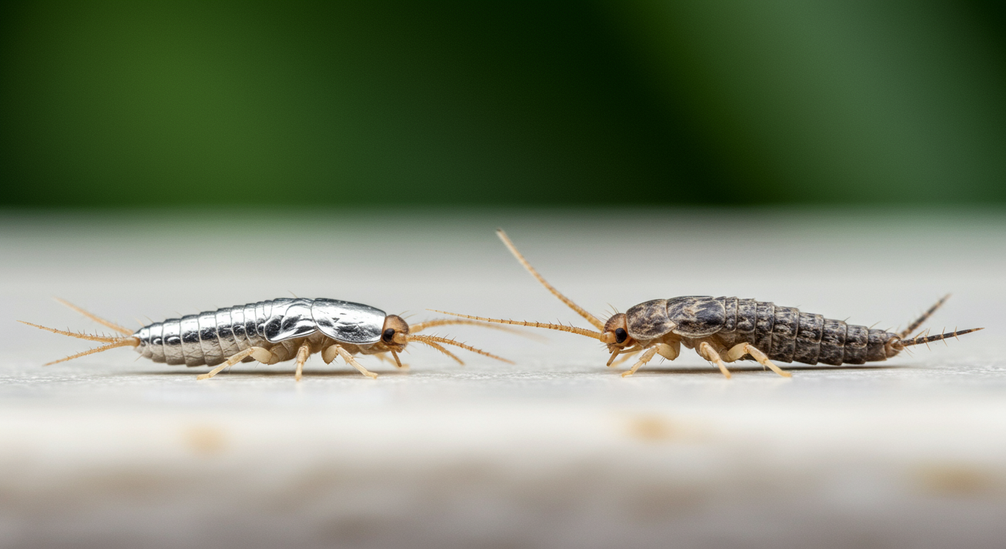 La differenza tra pesciolini di carta e pesciolini d'argento: chi si aggira in casa tua? 