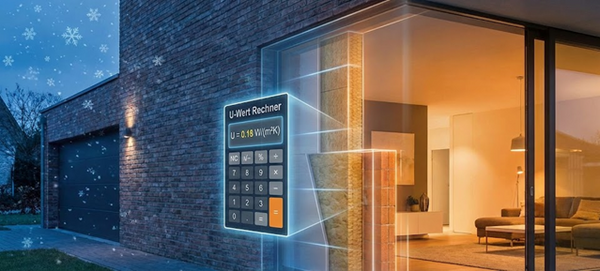 U-Wert Rechner – Wärmedurchgangskoeffizient online berechnen