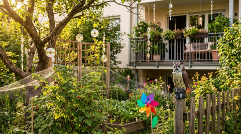 Vögel vom Balkon und Garten fernhalten: Was erlaubt ist und was hilft