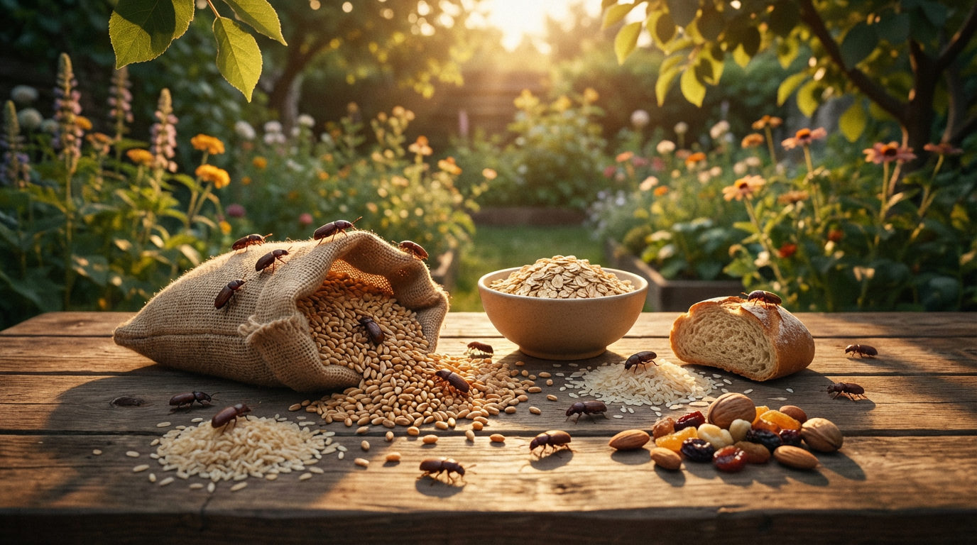 Cosa mangiano gli scarabei del grano? Il menù completo