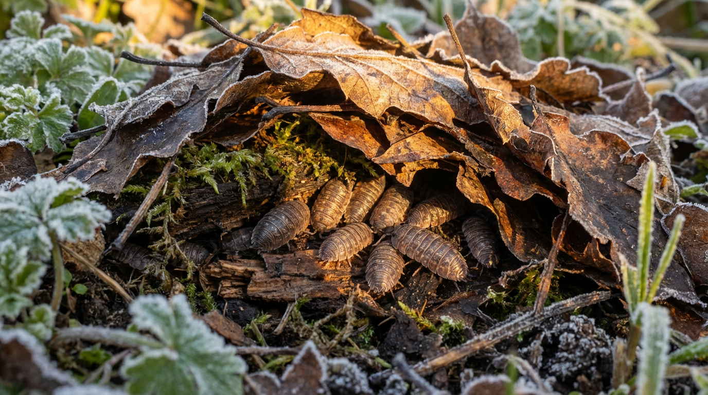 Come svernano i woodlice? Strategie di sopravvivenza invernale