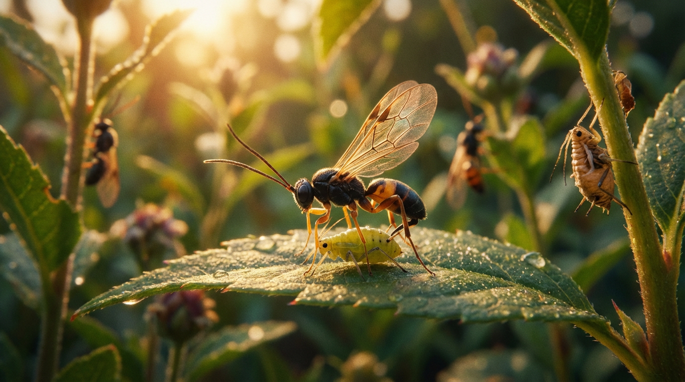 Come funzionano le vespe parassite? Spiegazione del meccanismo d'azione biologico