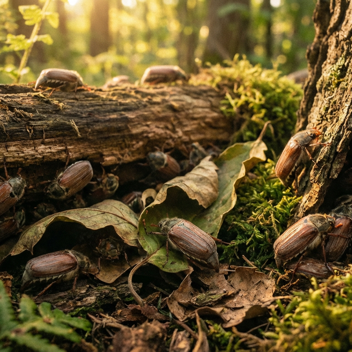 Dove stanno gli scarabei di giugno durante il giorno? Il nascondiglio segreto degli scarafaggi