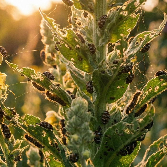 Scarabeo lanoso: quando diventa un'infestazione? (lista di controllo)