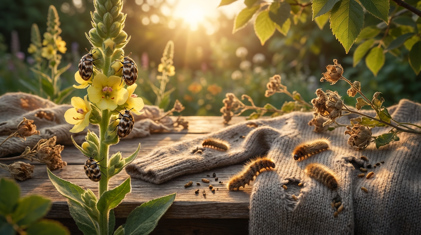 Immagini dello scarabeo del fiore del cottonweed: rileva coleotteri, larve e danni