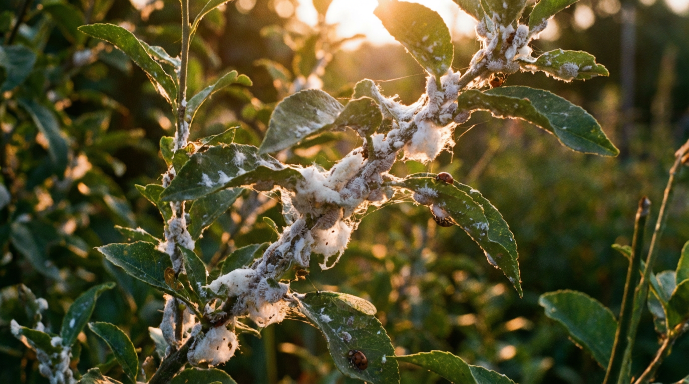 Scaglie bianche di cocciniglia: biologia, specie e controllo efficace