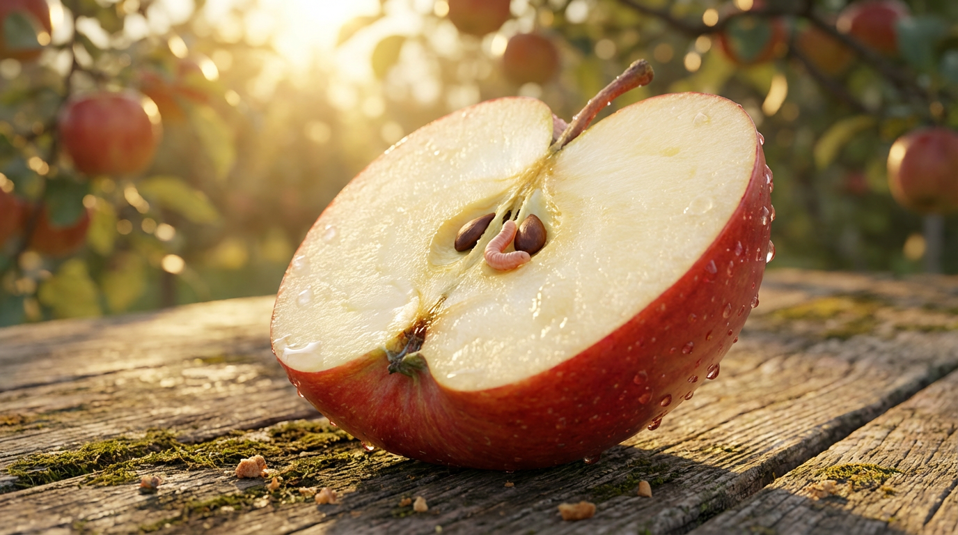 Verme nella mela? Come identificare la carpocapsa e altri parassiti