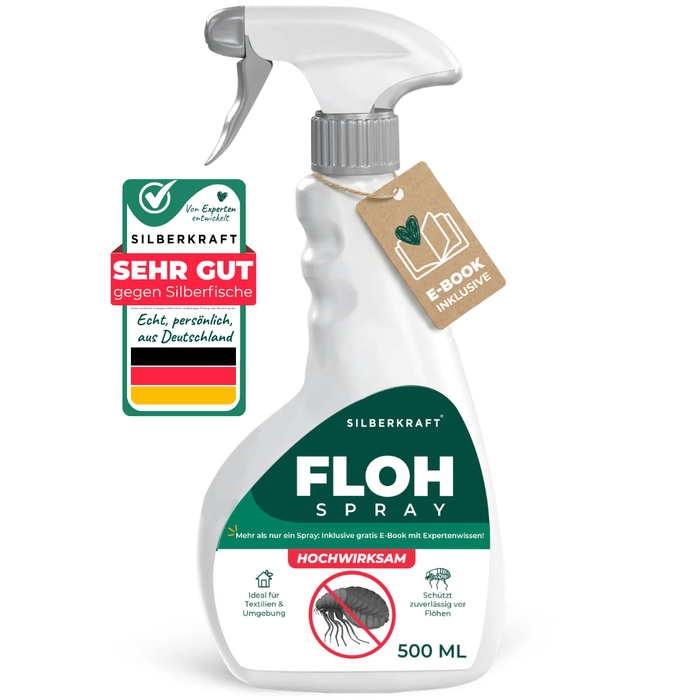 Silberkraft Flohspray 500ml inkl. E-Book
