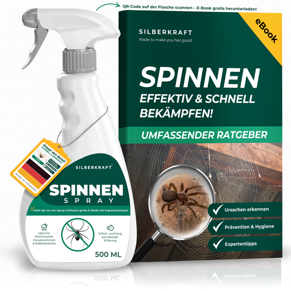 Spray contro ragni e insetti – efficace spray repellente per ragni per la casa, la cantina, il balcone e la terrazza