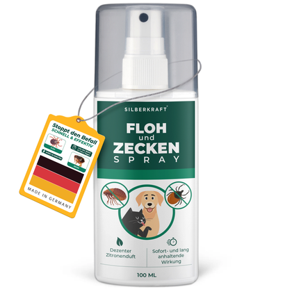 Spray antipulci e zecche per cani e gatti
