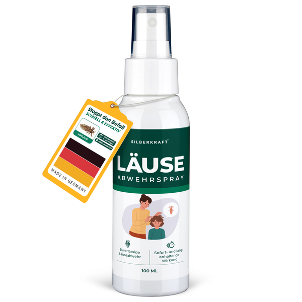 Spray per pidocchi | Spray repellente per pidocchi Spray contro pidocchi/pidocchi - Silberkraft
