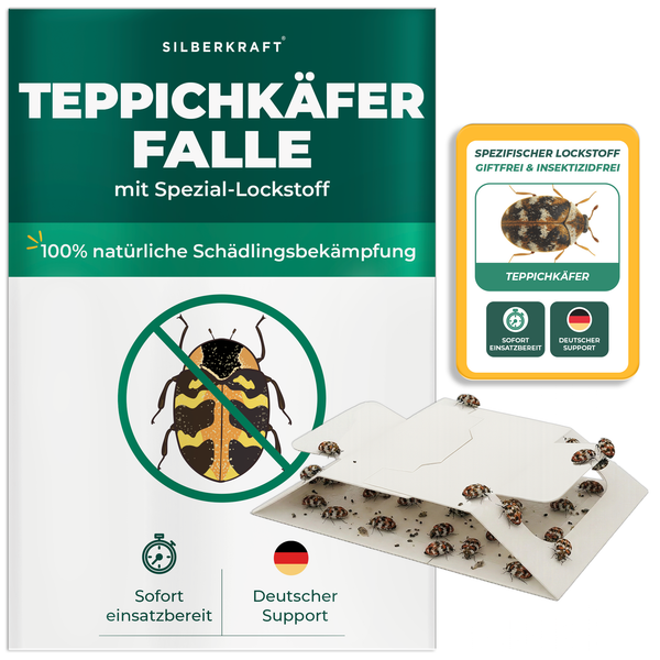 Trappola per scarafaggi da tappeto con attrattivo speciale - Silberkraft