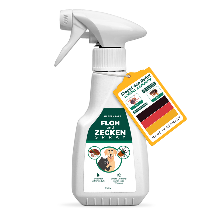 Spray antipulci e zecche per cani e gatti