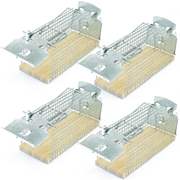 Trappola viva per topi in filo metallico - trappola per topi - alternativa adatta agli animali alle trappole a scatto e alle esche avvelenate