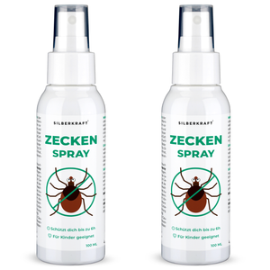 Zeckenspray Zeckenschutz - Anti Zecken Spray - Silberkraft