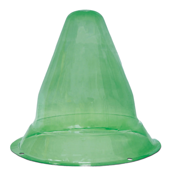 Cappello per piante da aiuola giovani e più piccole: protezione altamente efficace delle piante contro sole, gelo, vento, grandine e lumache - Silberkraft
