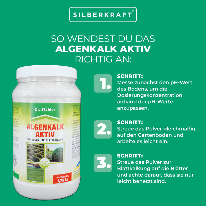 Calce attiva alle alghe - per promuovere la salute delle piante