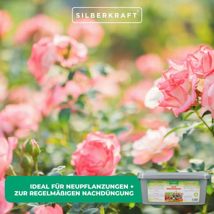 Microfertilizzante attivo per piante ornamentali e utili sane - solido