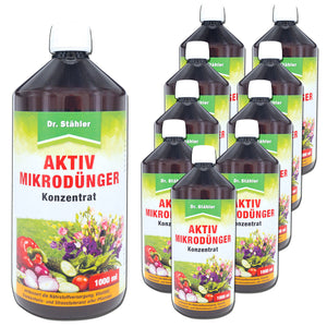 Aktiv Mikrodünger Konzentrat -  Organischer NK-Dünger, flüssig - Silberkraft