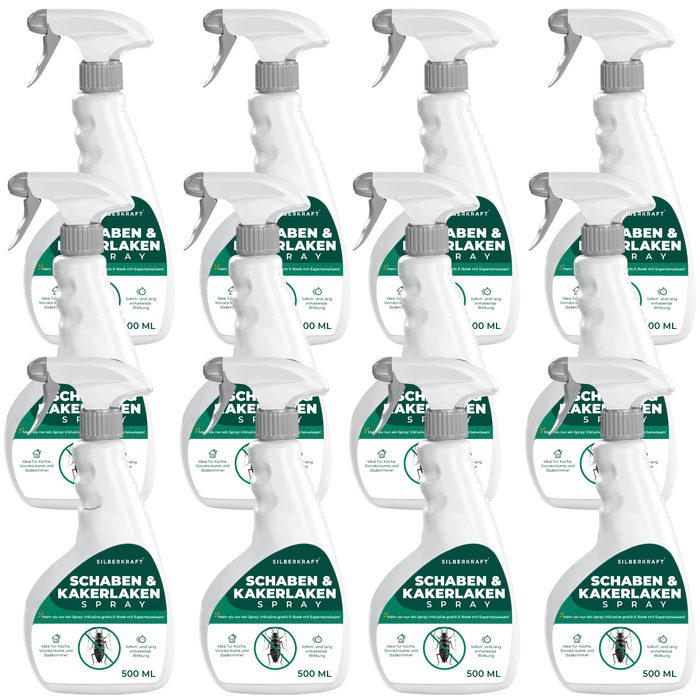 Spider spray confezione sfusa da 12 flaconi - ideale per la difesa a lungo termine dei ragni all'interno e all'esterno