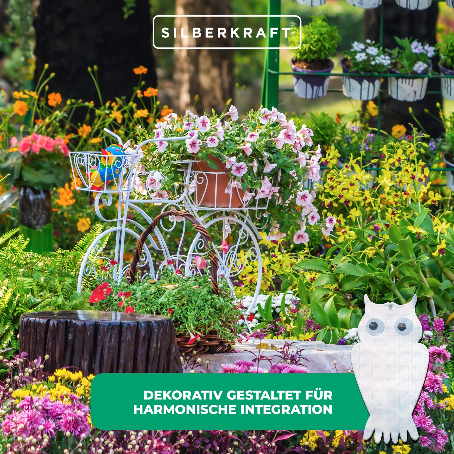 Con stile contro gli uccelli: deterrente decorativo per uccelli per giornate tranquille in giardino