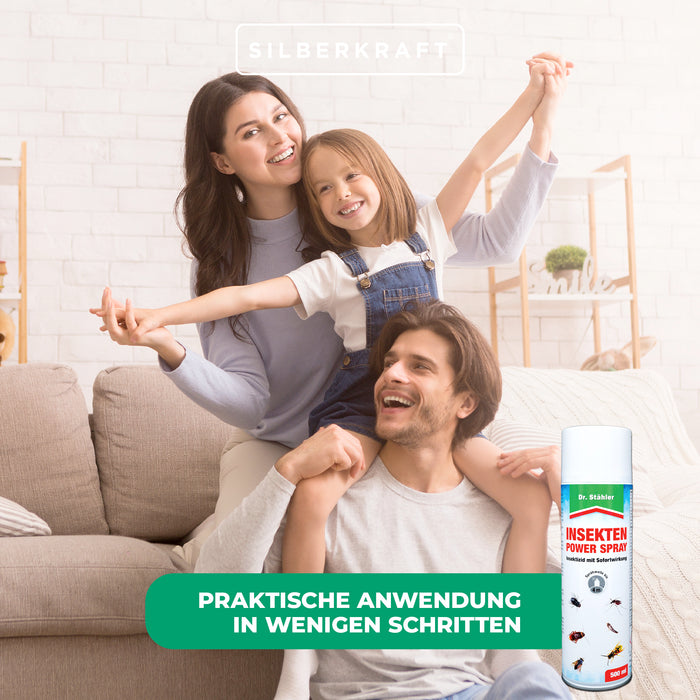 Insect Power Spray: soluzione efficace contro insetti striscianti e volanti come scarafaggi e tarme