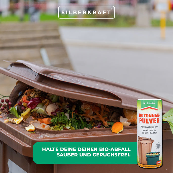 Polvere organica per botti contro odori sgradevoli e parassiti