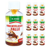 Efficace trappola per mosche della frutta contro le mosche della frutta, della frutta e dell'aceto - Silberkraft