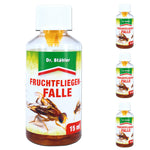 Efficace trappola per mosche della frutta contro le mosche della frutta, della frutta e dell'aceto - Silberkraft