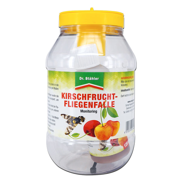 Efficace trappola per mosche dei ciliegi: soluzione efficace per il monitoraggio degli alberi da frutto - Silberkraft